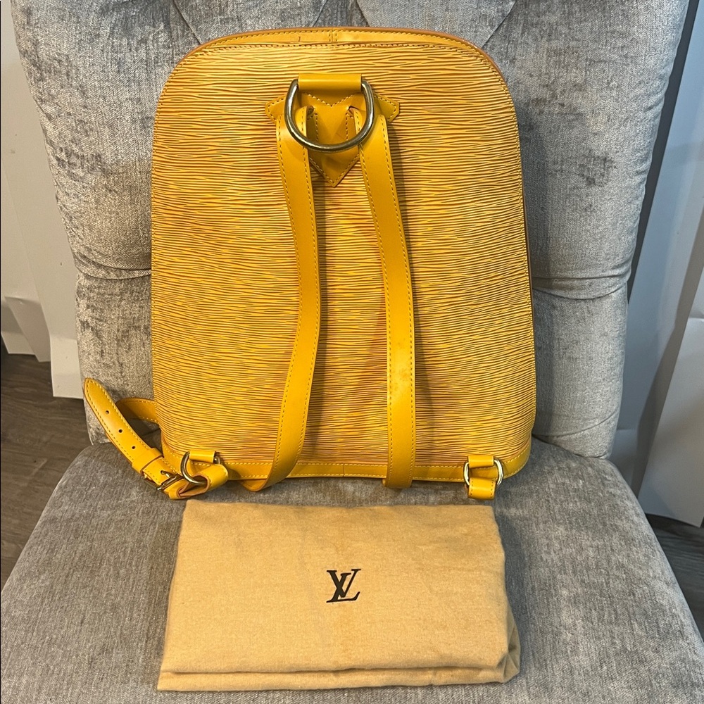Authentic Louis Vuitton Epi Gobelins Backpack - EUC - Picture 2 of 14